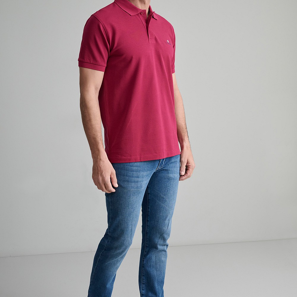 Navy & Green Ανδρική Μπλούζα Polo 100% Βαμβάκι