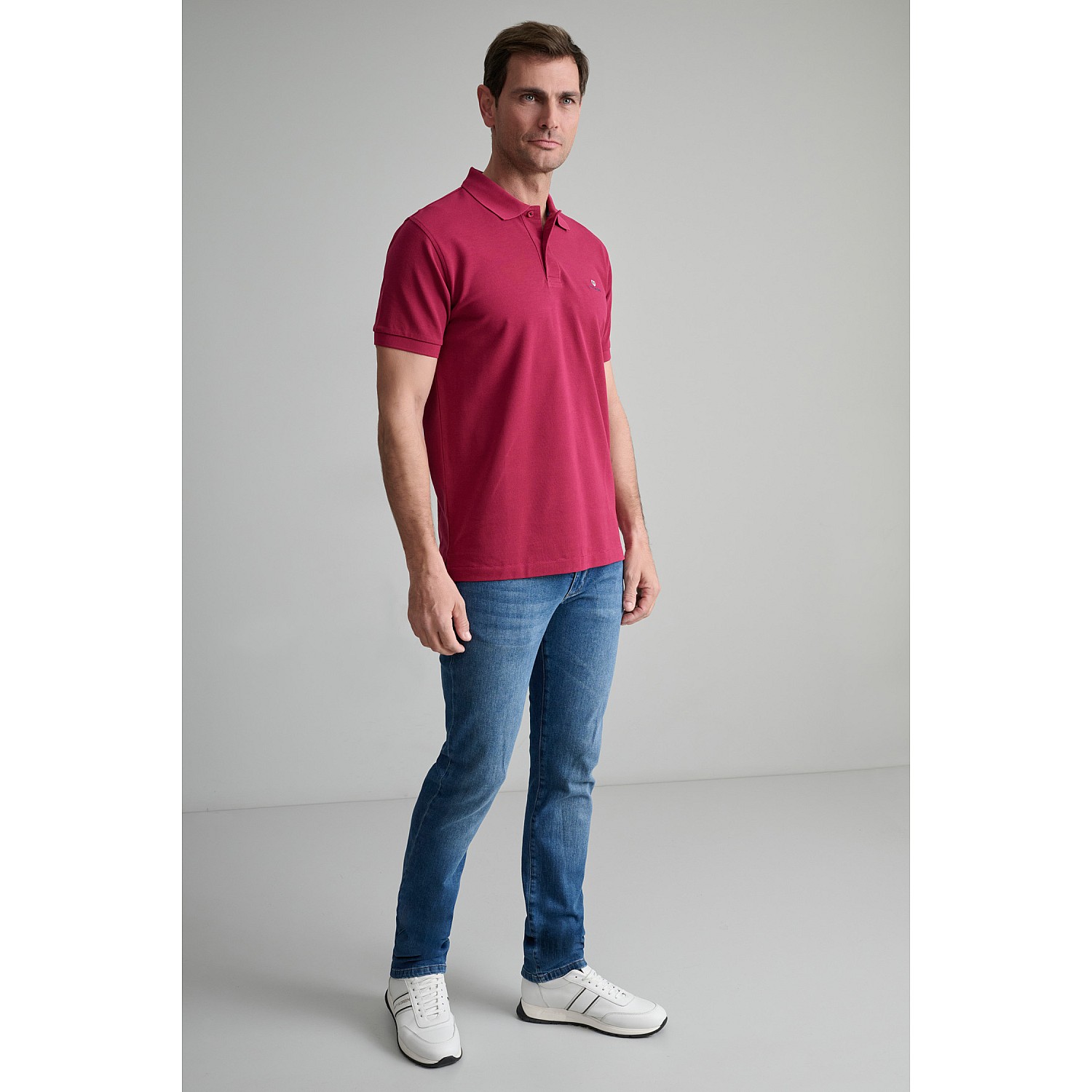 Navy & Green Ανδρική Μπλούζα Polo 100% Βαμβάκι