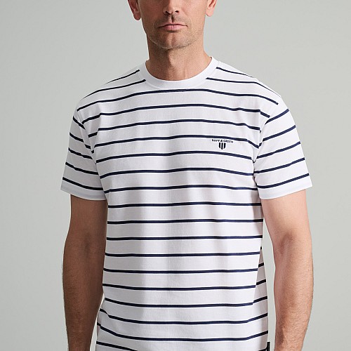 Navy & Green Ανδρική Μπλούζα Polo 100% Βαμβάκι