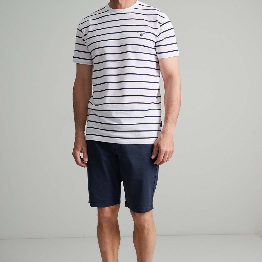 Navy & Green Ανδρική Μπλούζα Polo 100% Βαμβάκι