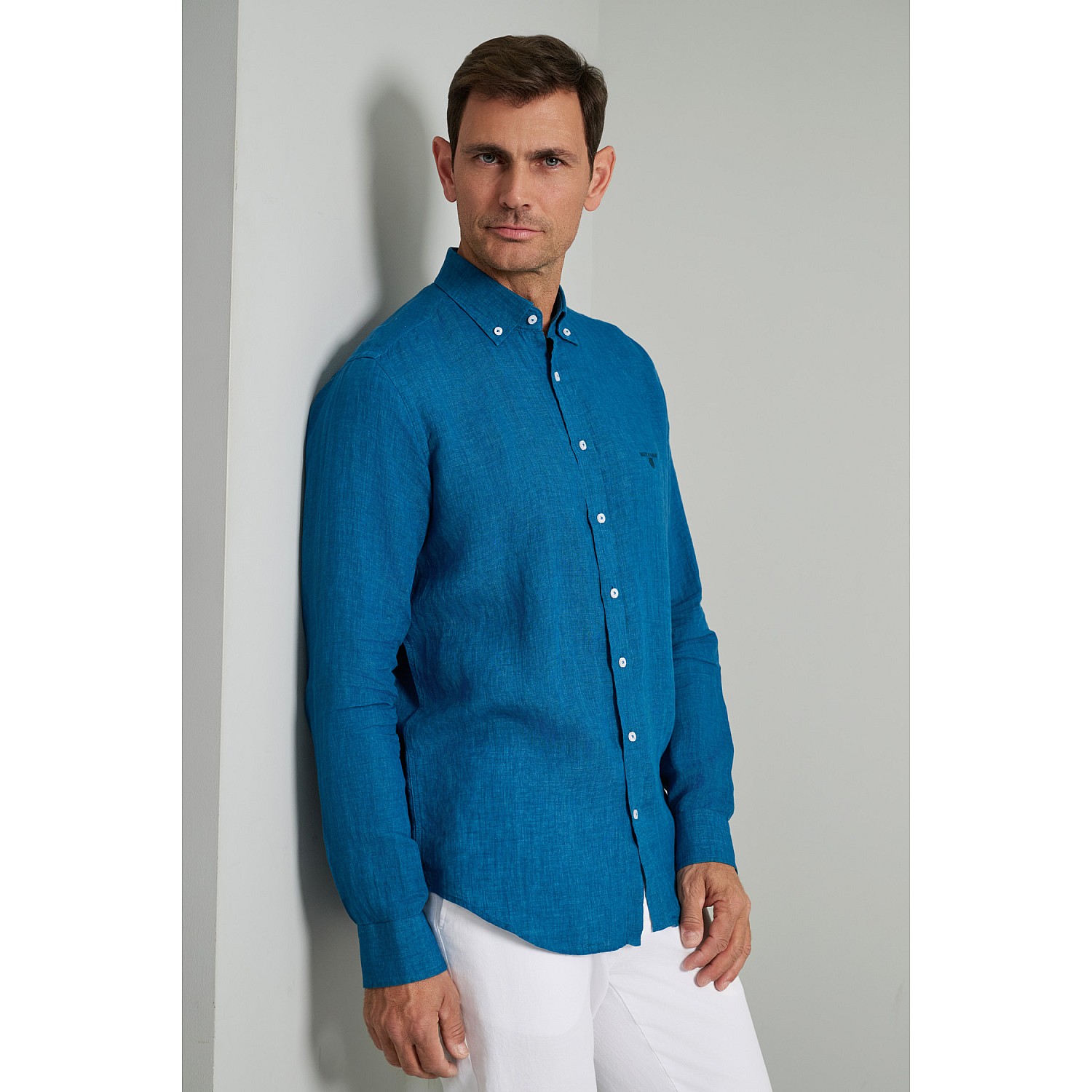 Navy & Green Ανδρικό Πουκάμισο Comfort Fit