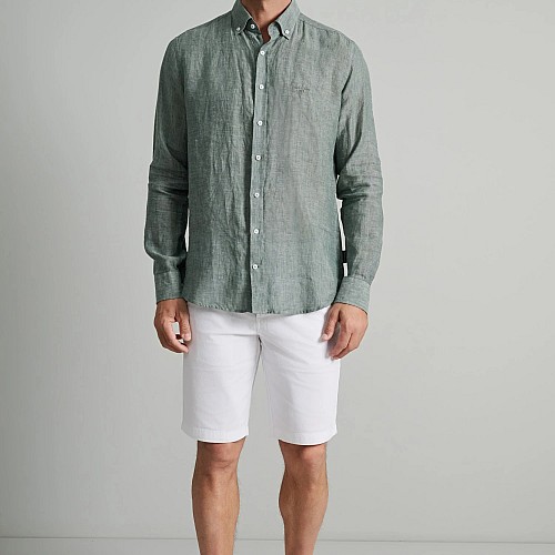Navy & Green Ανδρικό Πουκάμισο Comfort Fit