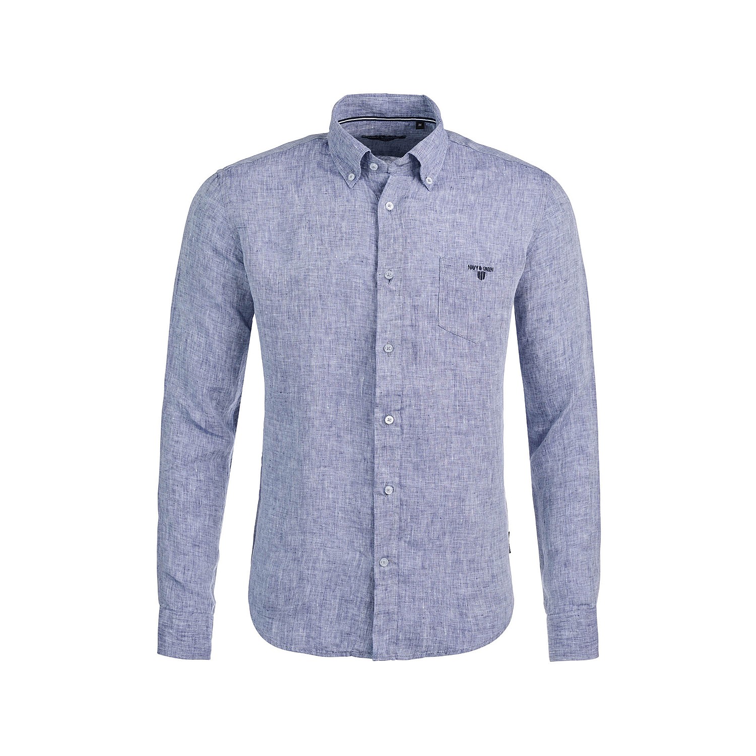 Navy & Green Ανδρικό Πουκάμισο Comfort Fit