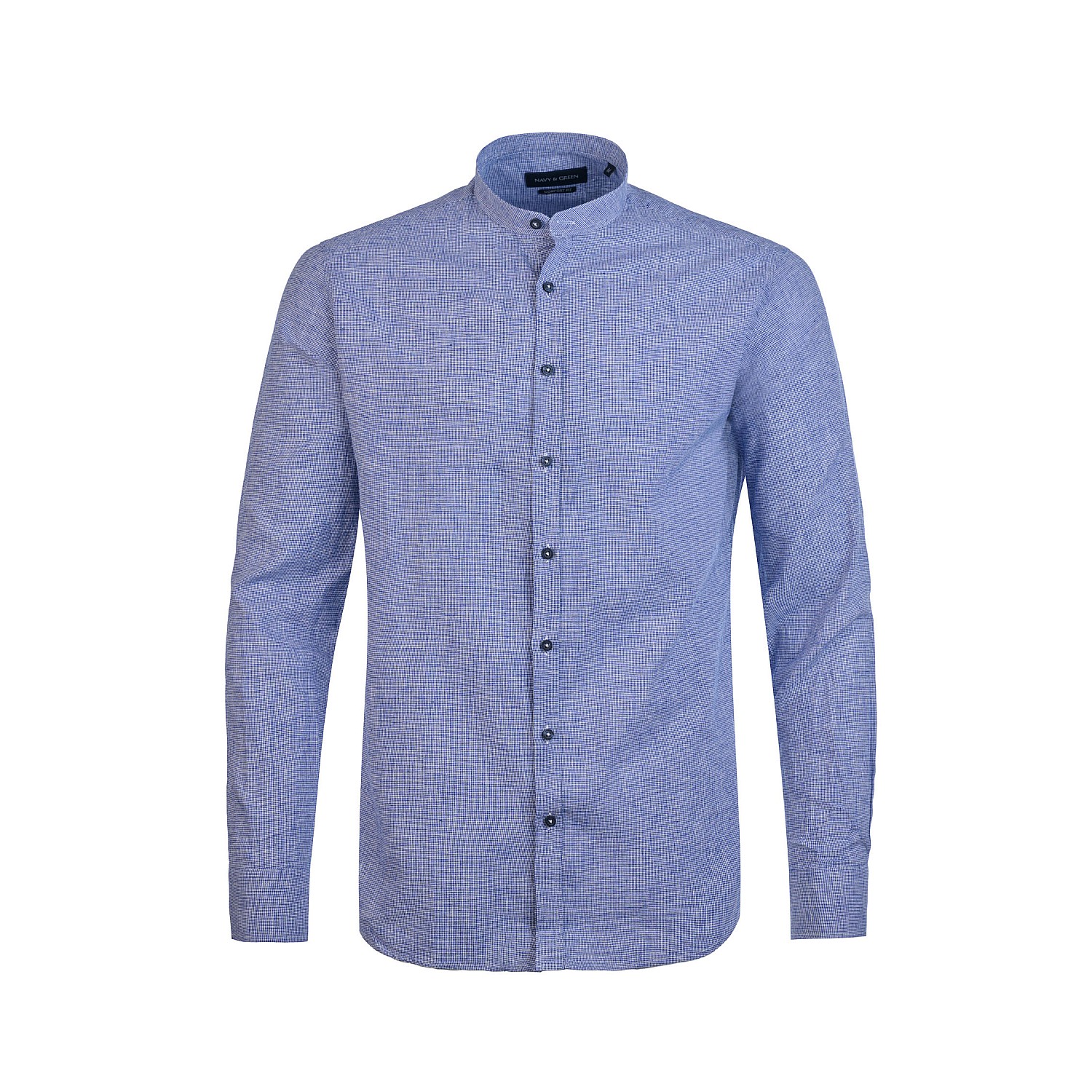 Navy & Green Ανδρικό Πουκάμισο Comfort Fit