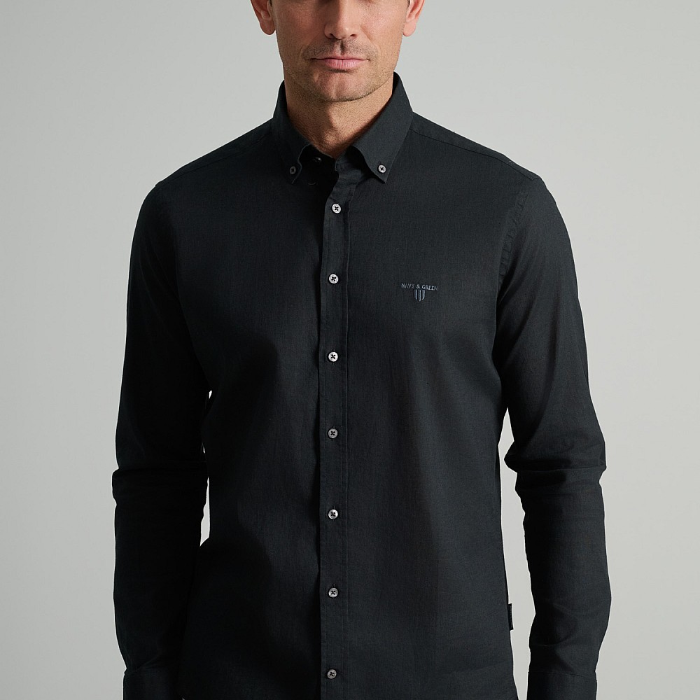Navy & Green Ανδρικό Πουκάμισο Comfort Fit