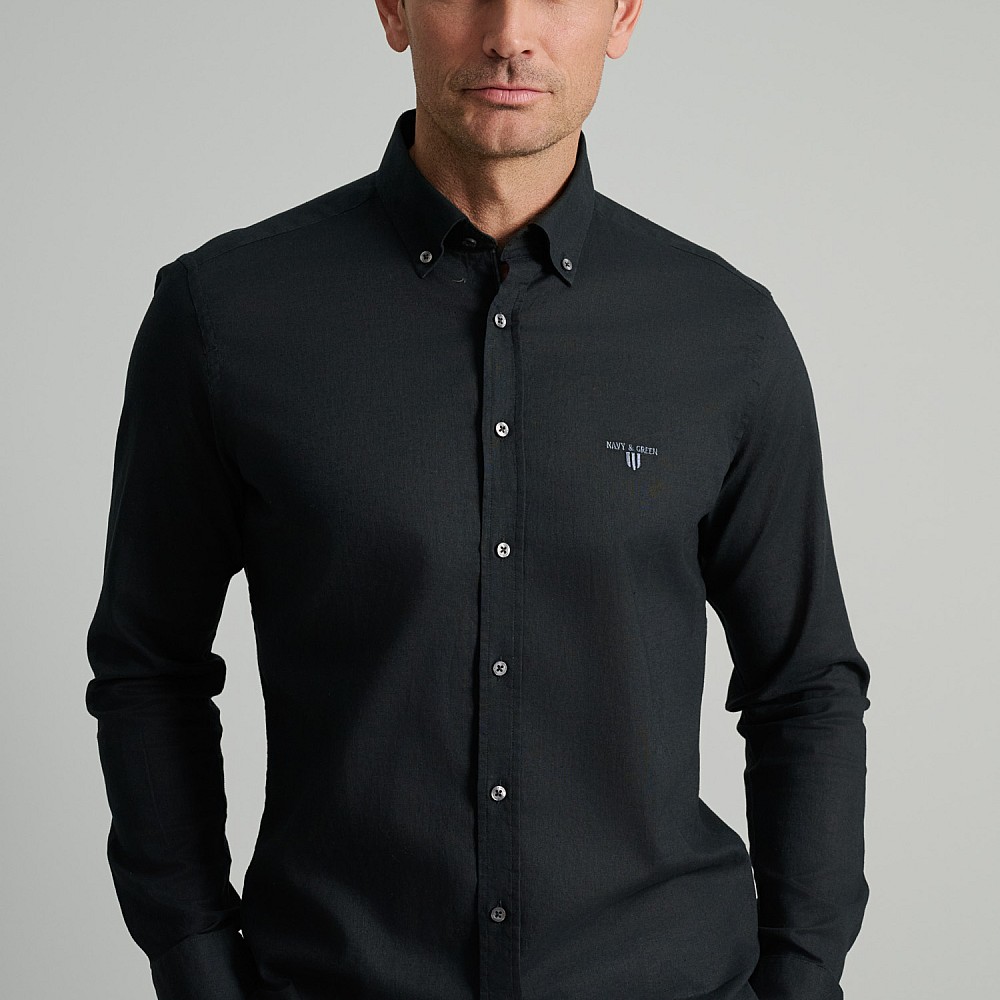 Navy & Green Ανδρικό Πουκάμισο Comfort Fit