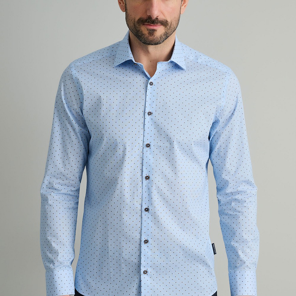 Navy & Green Ανδρικό Πουκάμισο Comfort Fit