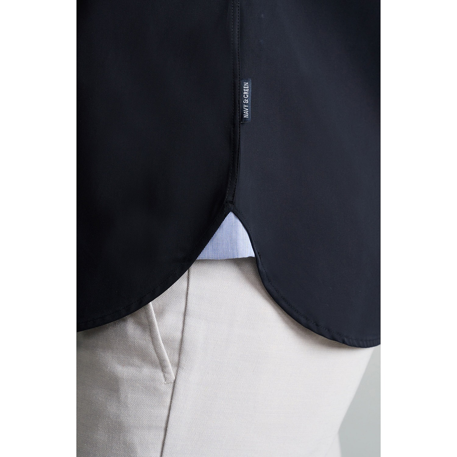 Navy & Green Ανδρικό Πουκάμισο Comfort Fit