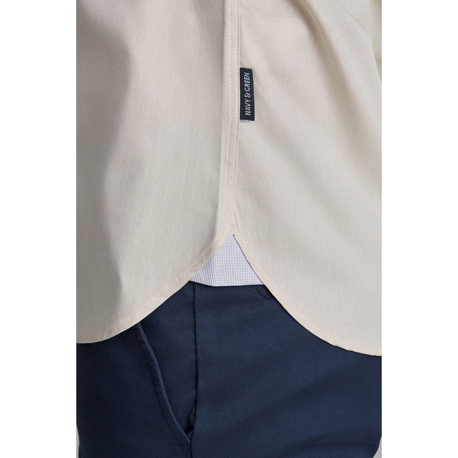 Navy & Green Ανδρικό Πουκάμισο Comfort Fit