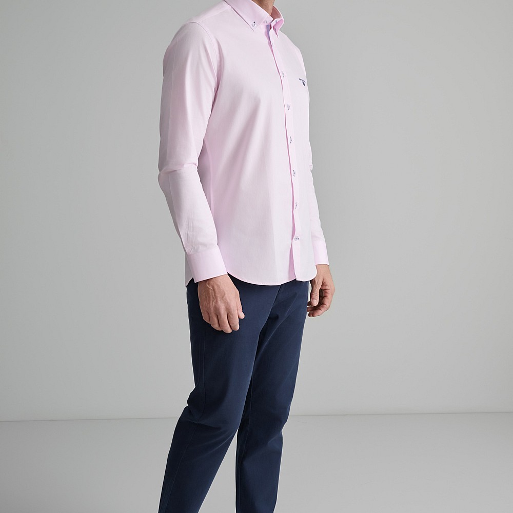 Navy & Green Ανδρικό Πουκάμισο Comfort Fit