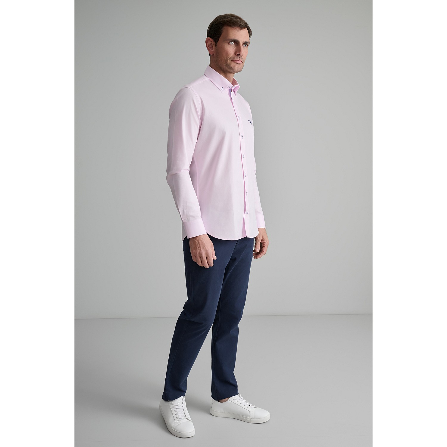 Navy & Green Ανδρικό Πουκάμισο Comfort Fit