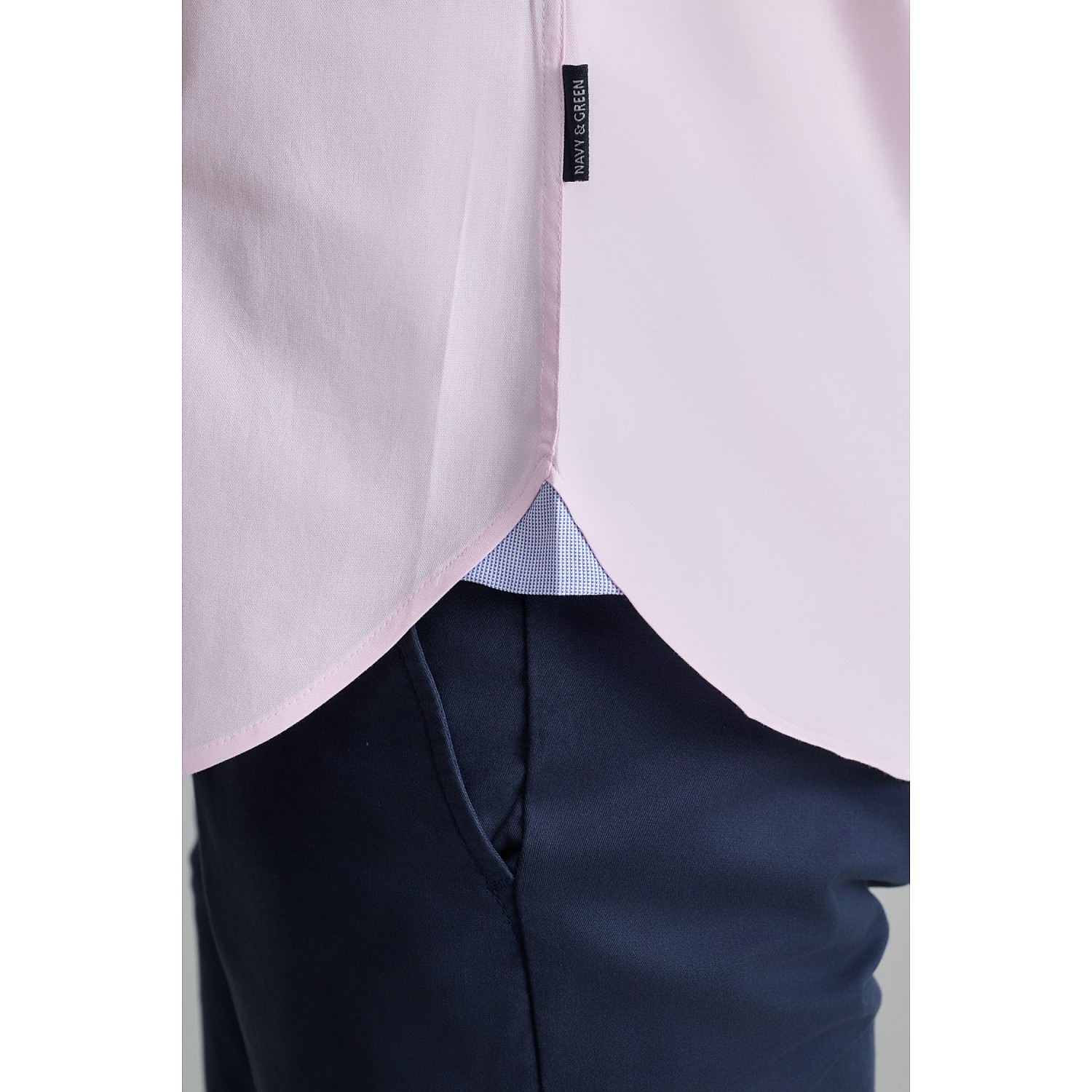 Navy & Green Ανδρικό Πουκάμισο Comfort Fit