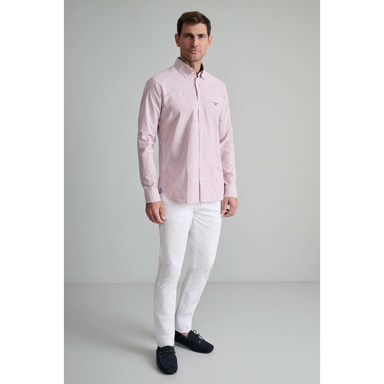 Navy & Green Ανδρικό Πουκάμισο Comfort Fit