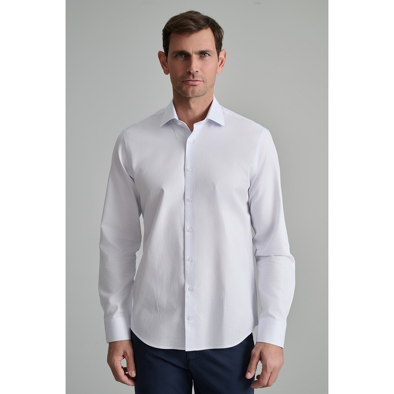 Navy & Green Ανδρικό Πουκάμισο Comfort Fit