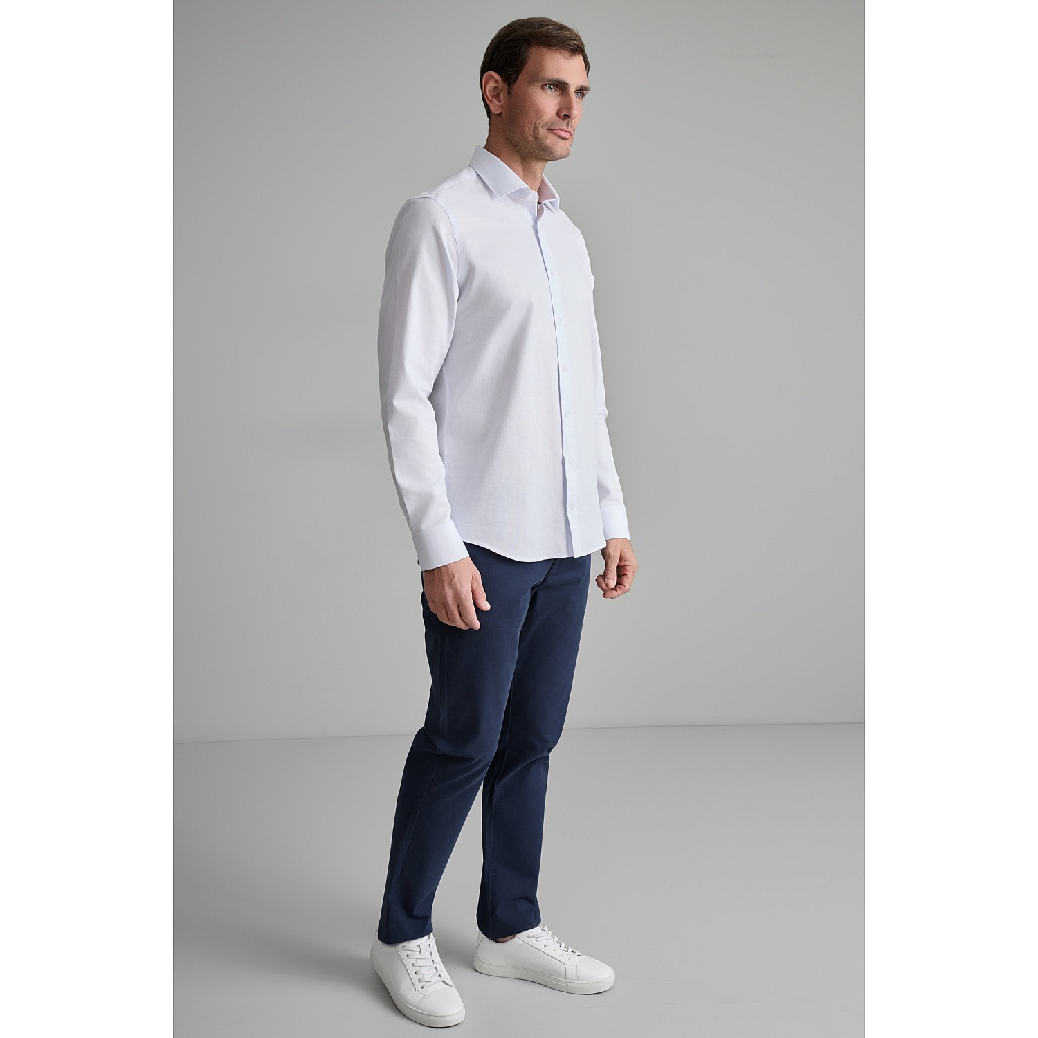 Navy & Green Ανδρικό Πουκάμισο Comfort Fit