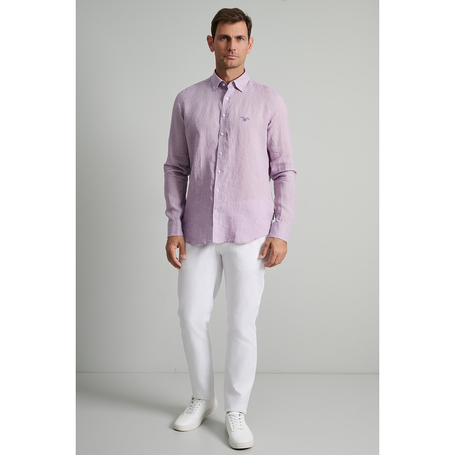 Navy & Green Ανδρικό Πουκάμισο Comfort Fit