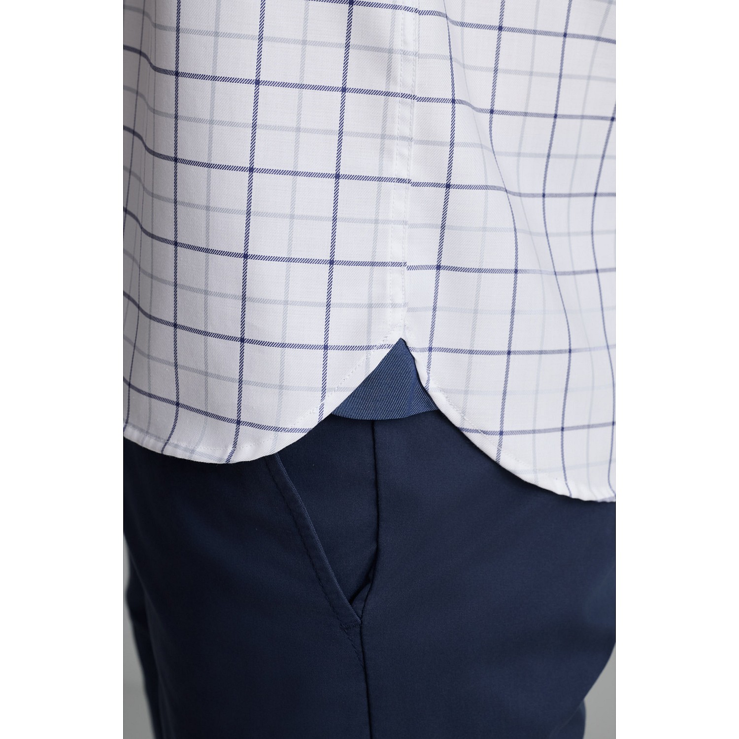 Navy & Green Ανδρικό Πουκάμισο Comfort Fit