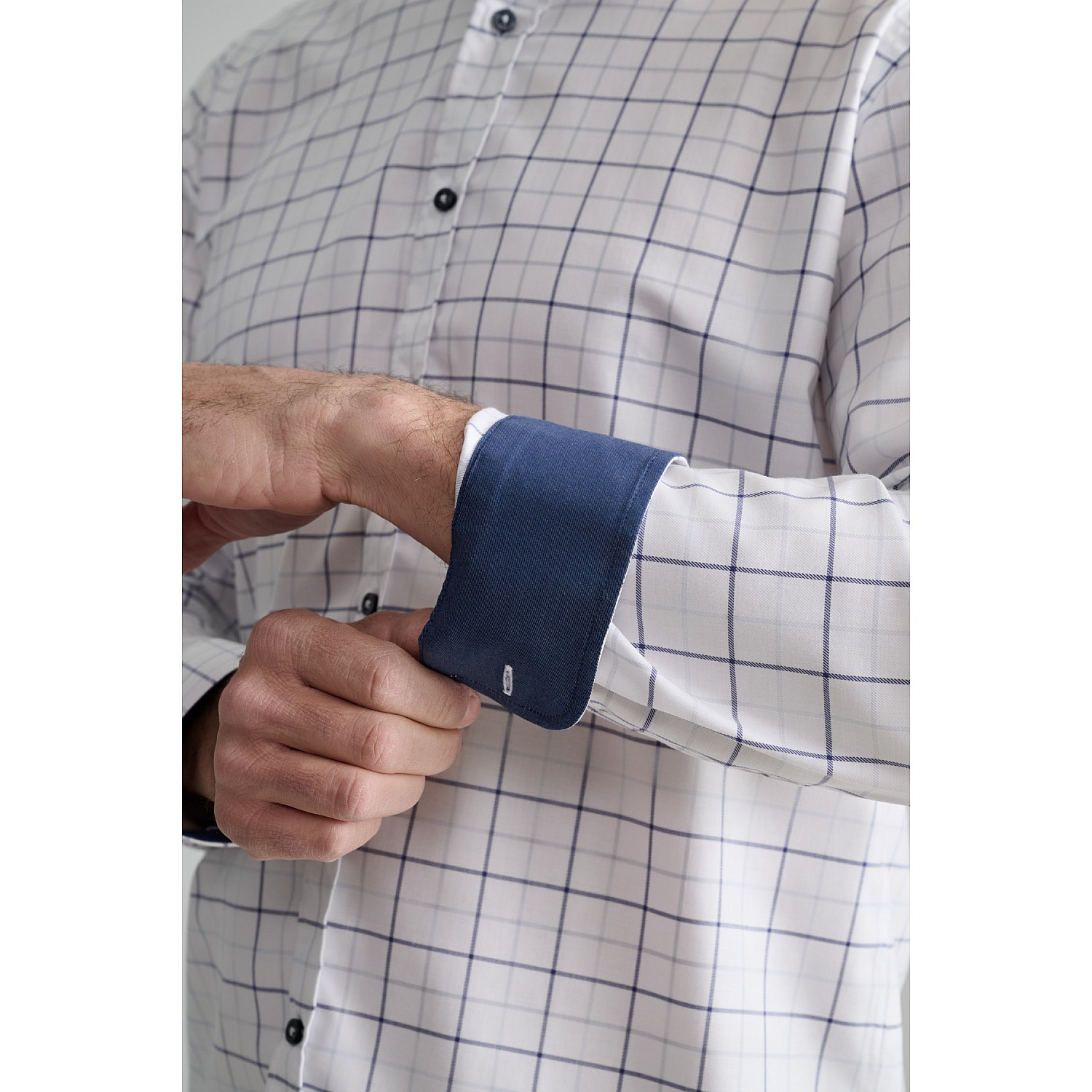 Navy & Green Ανδρικό Πουκάμισο Comfort Fit