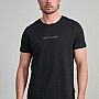 Navy & Green Ανδρικό T-Shirt Custom Fit 100% Βαμβάκι