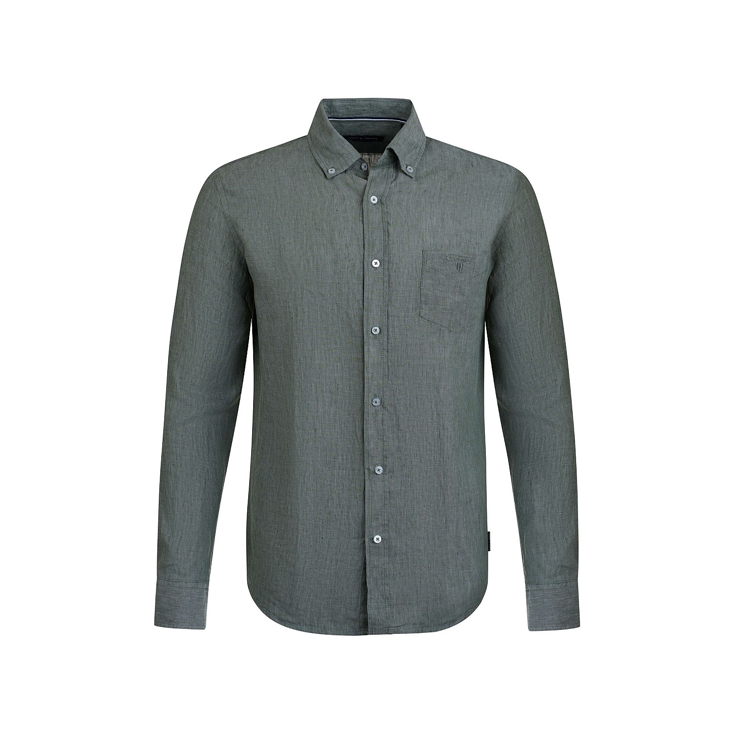 Navy & Green Ανδρικό Πουκάμισο Comfort Fit