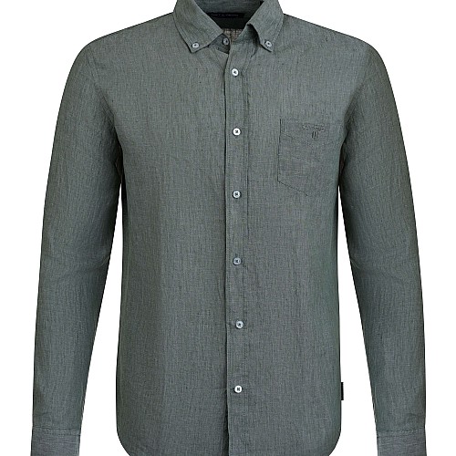 Navy & Green Ανδρικό Πουκάμισο Comfort Fit