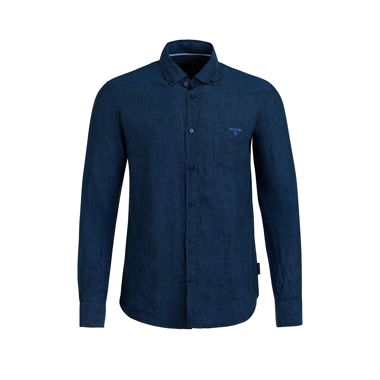 Navy & Green Ανδρικό Πουκάμισο Comfort Fit