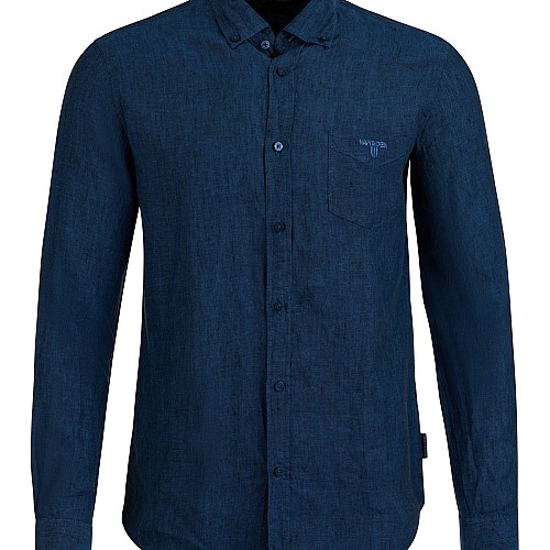 Navy & Green Ανδρικό Πουκάμισο Comfort Fit