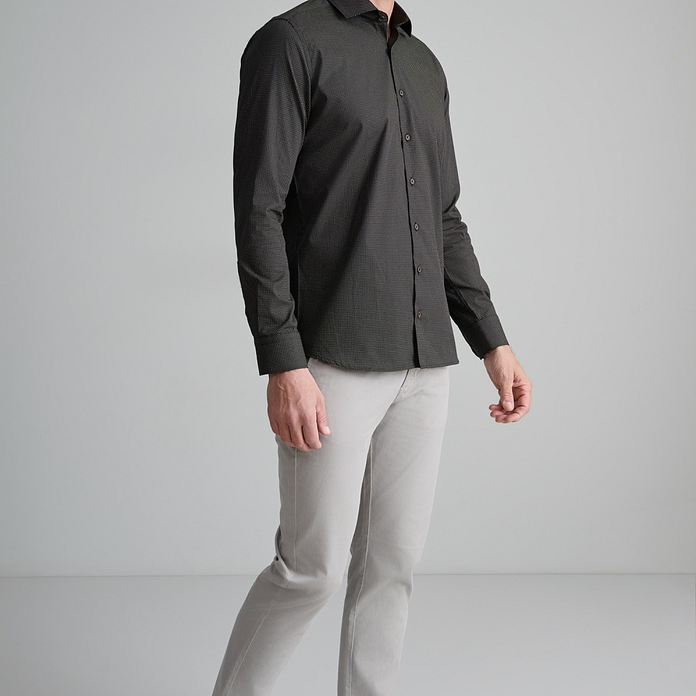 Navy & Green Ανδρικό Πουκάμισο Comfort Fit