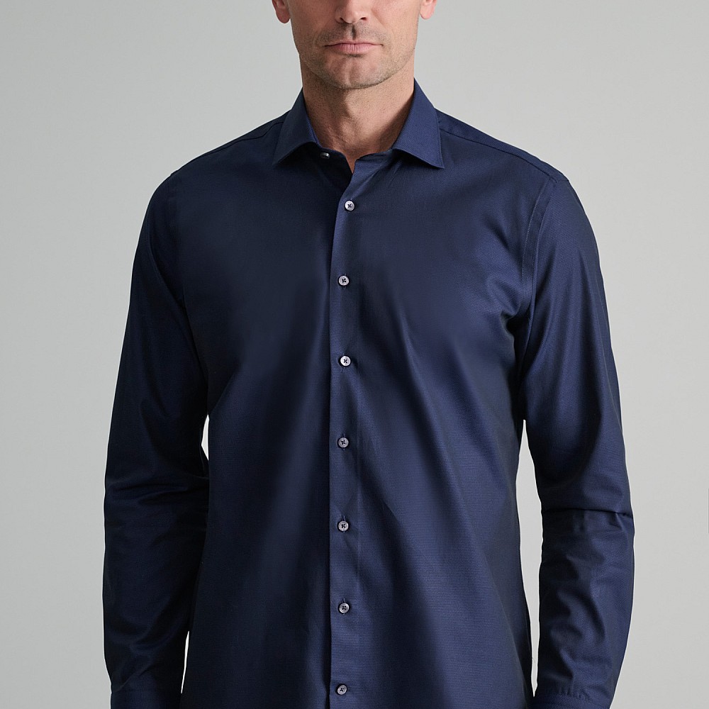 Navy & Green Ανδρικό Πουκάμισο Comfort Fit