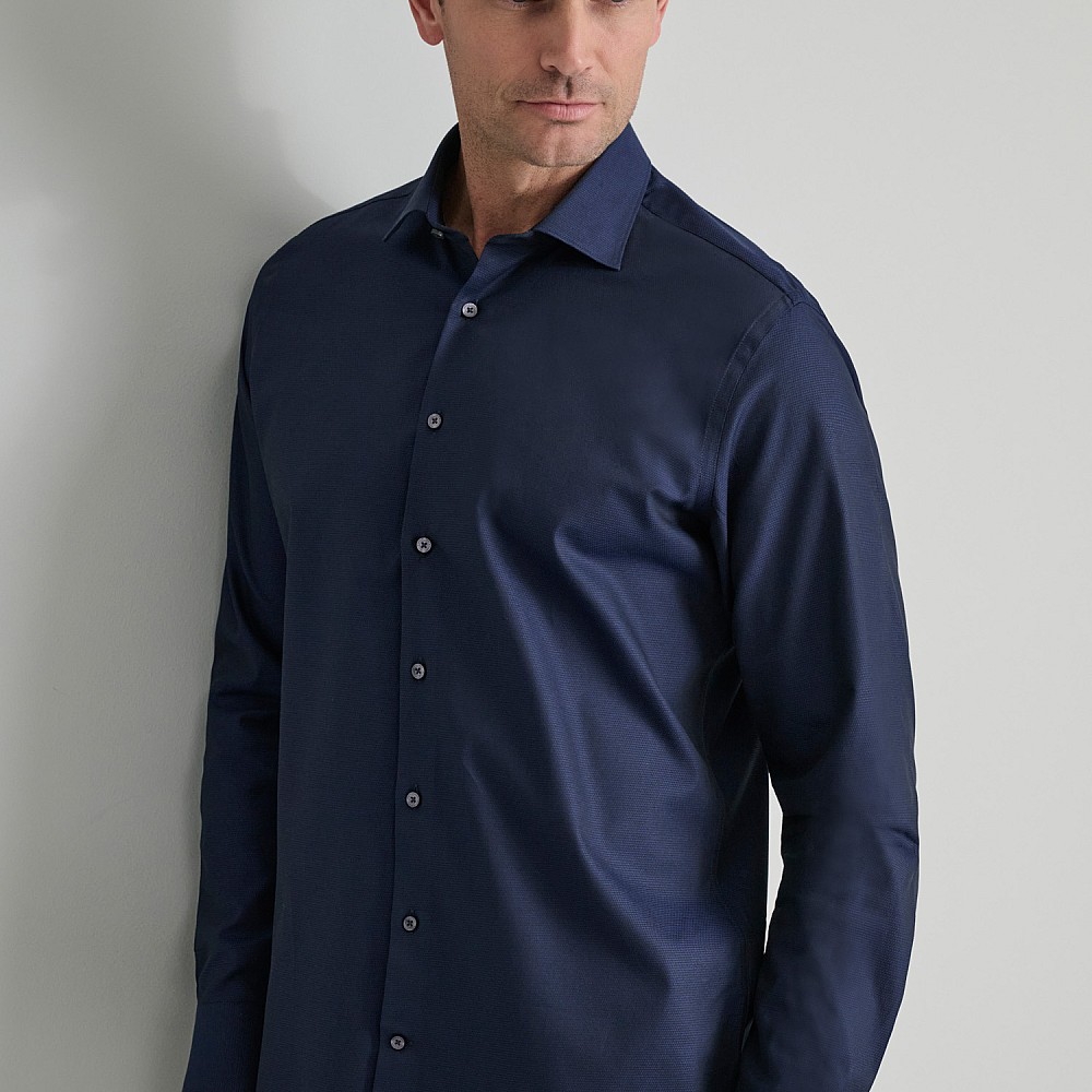 Navy & Green Ανδρικό Πουκάμισο Comfort Fit