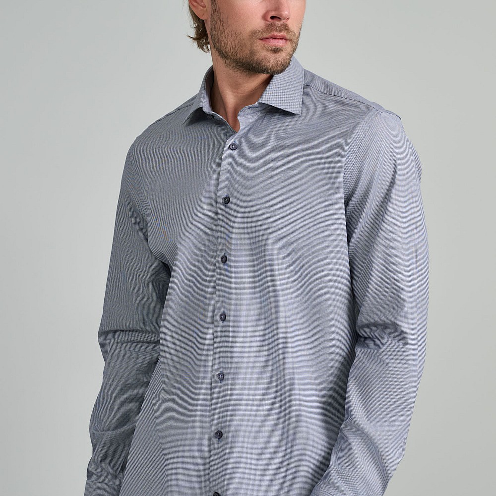 Navy & Green Ανδρικό Πουκάμισο Comfort Fit