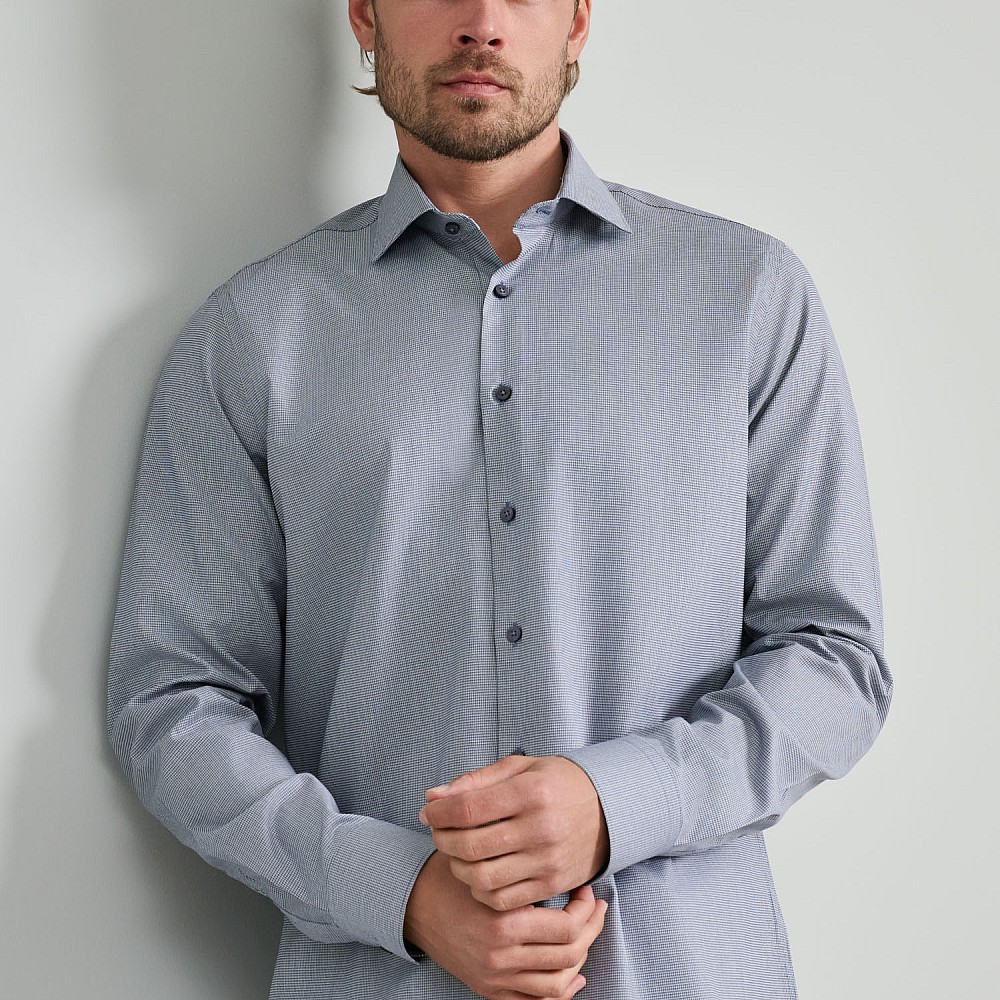 Navy & Green Ανδρικό Πουκάμισο Comfort Fit