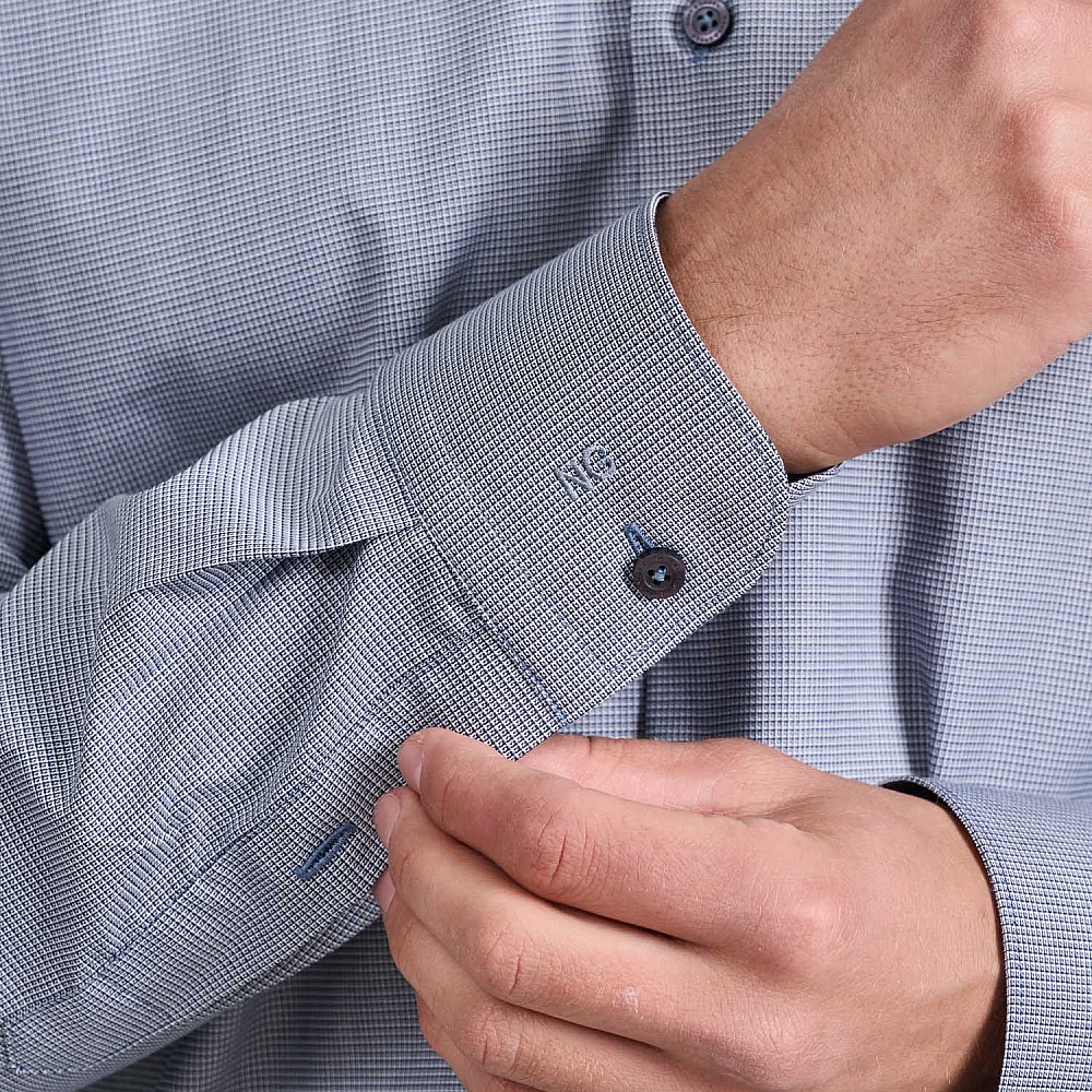 Navy & Green Ανδρικό Πουκάμισο Comfort Fit