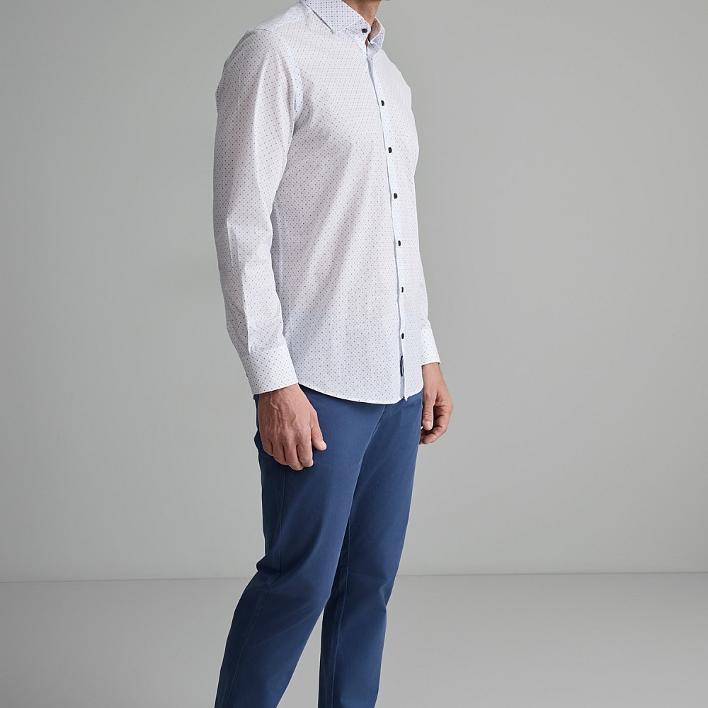 Navy & Green Ανδρικό Πουκάμισο Comfort Fit
