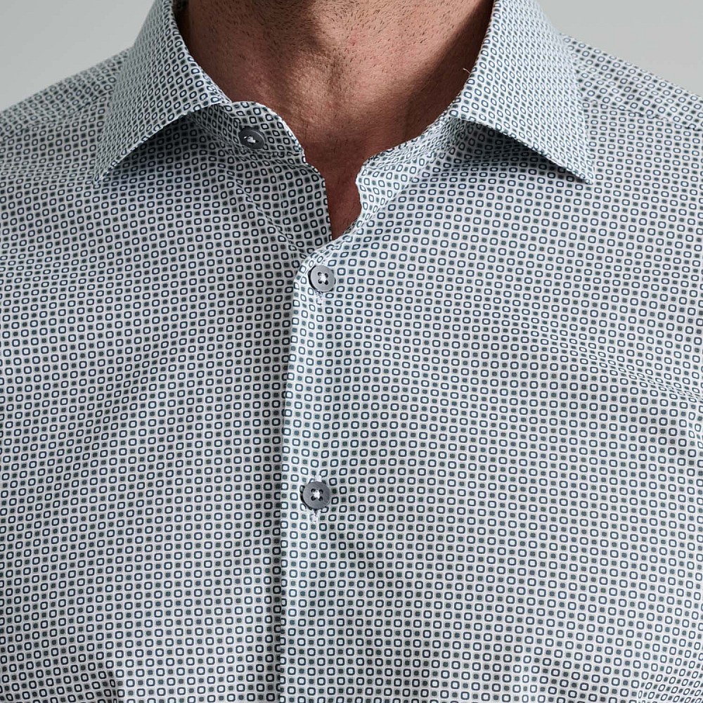 Navy & Green Ανδρικό Πουκάμισο Comfort Fit