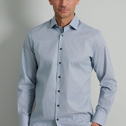 Navy & Green Ανδρικό Πουκάμισο Comfort Fit