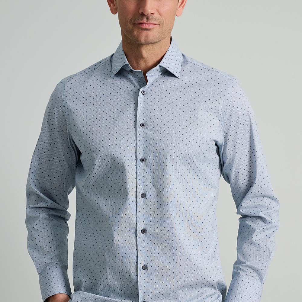 Navy & Green Ανδρικό Πουκάμισο Comfort Fit