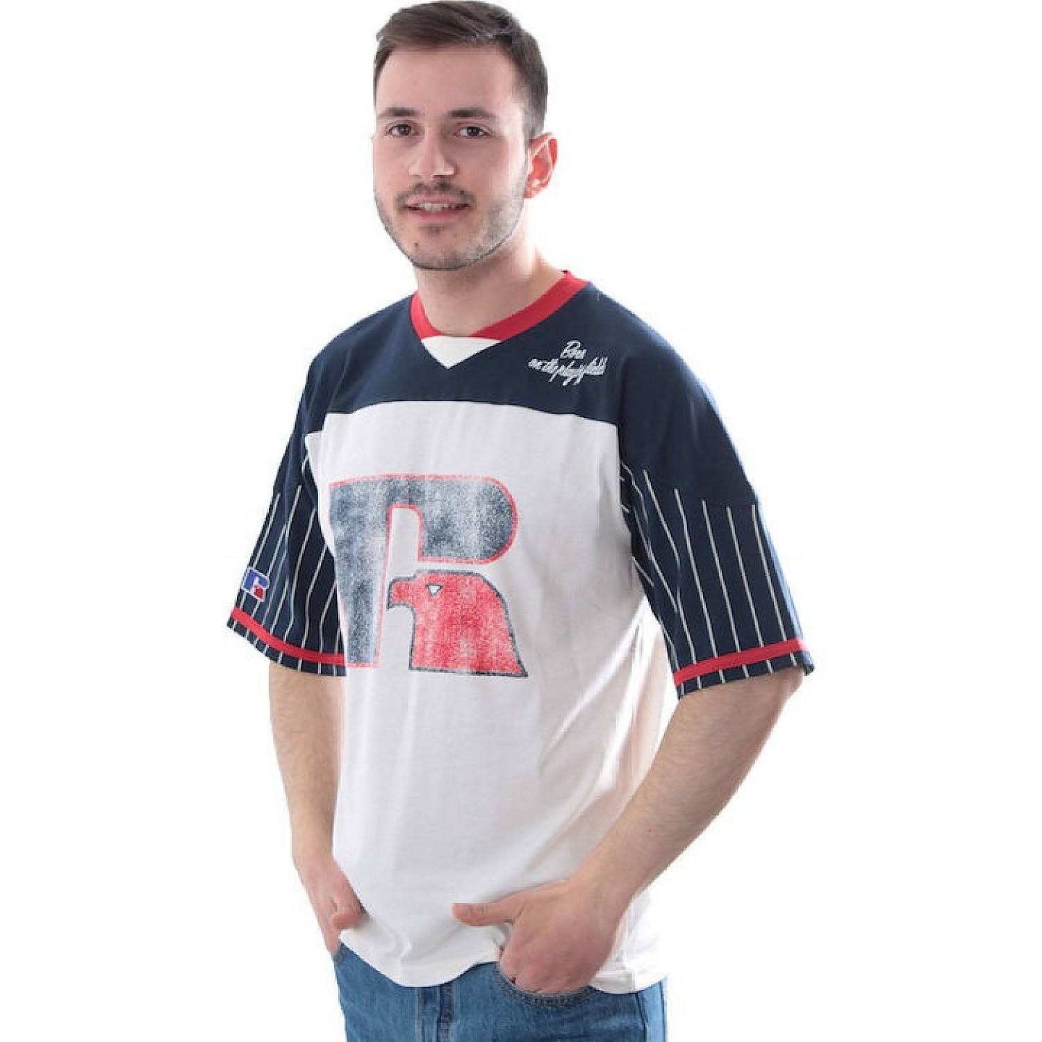 Ανδρικό Retro Football Top Russell-Top