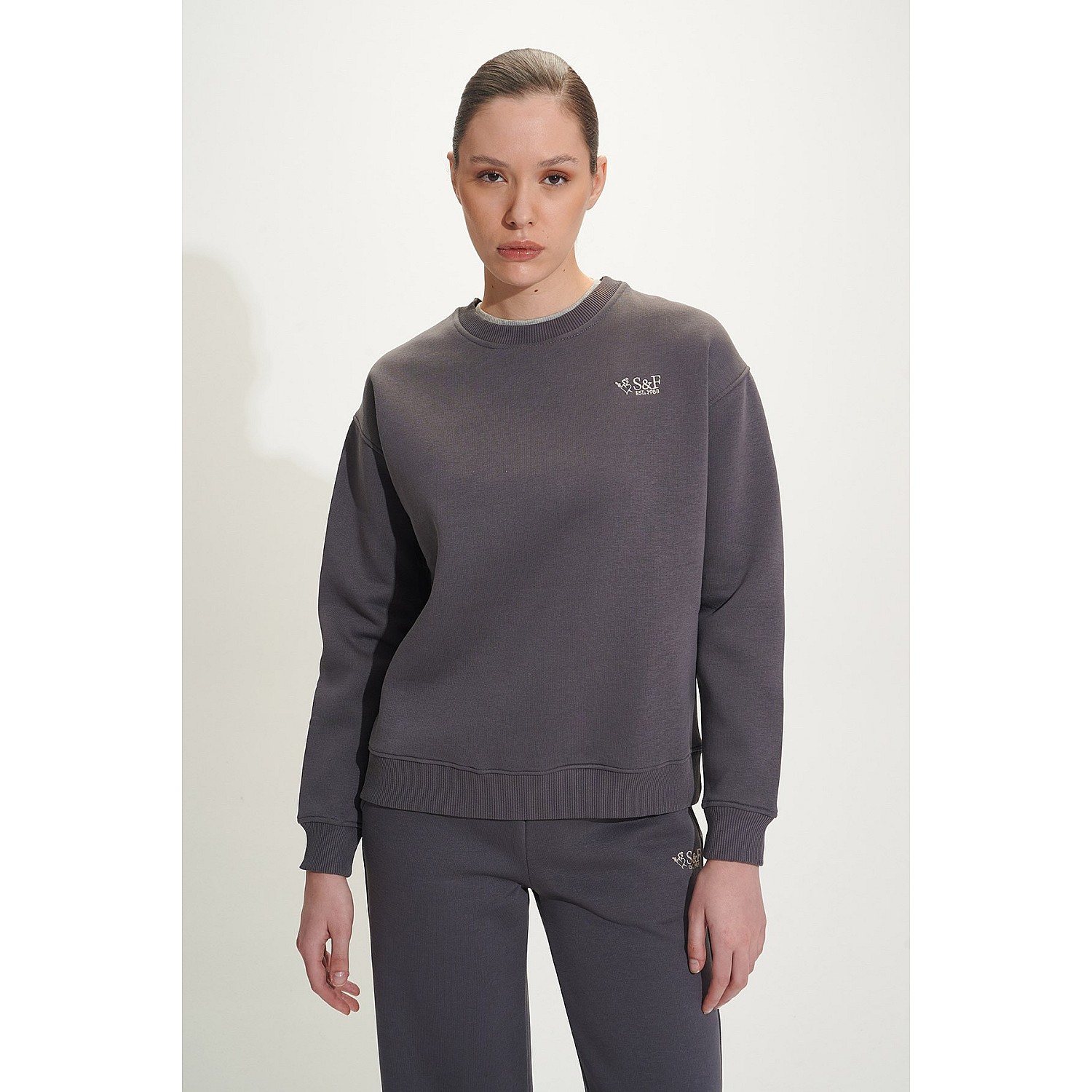 Sugarfree Βαμβακερη Oversized Φουτερ Μπλουζα Με Τυπωμα