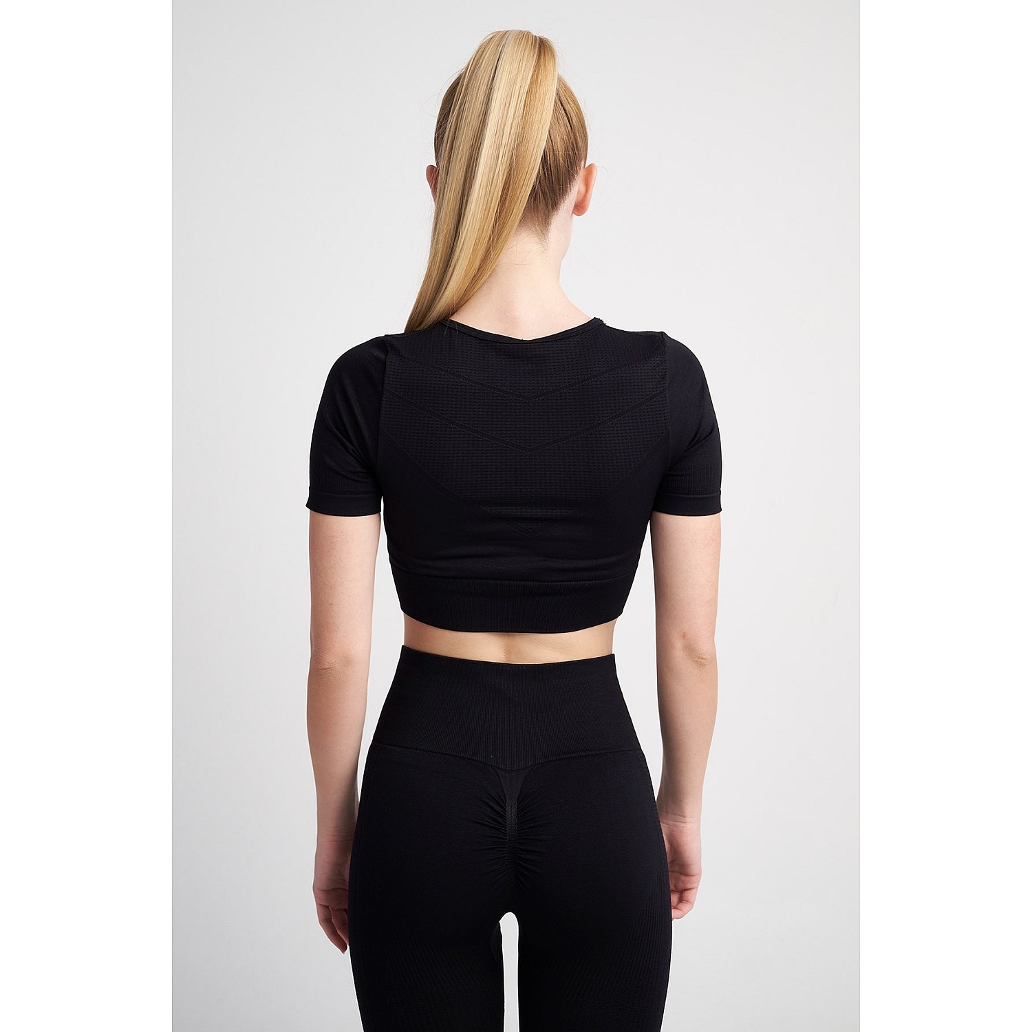 Sugarfree Seamless Kontomanikh Αθλητικη Κοντη Μπλουζα