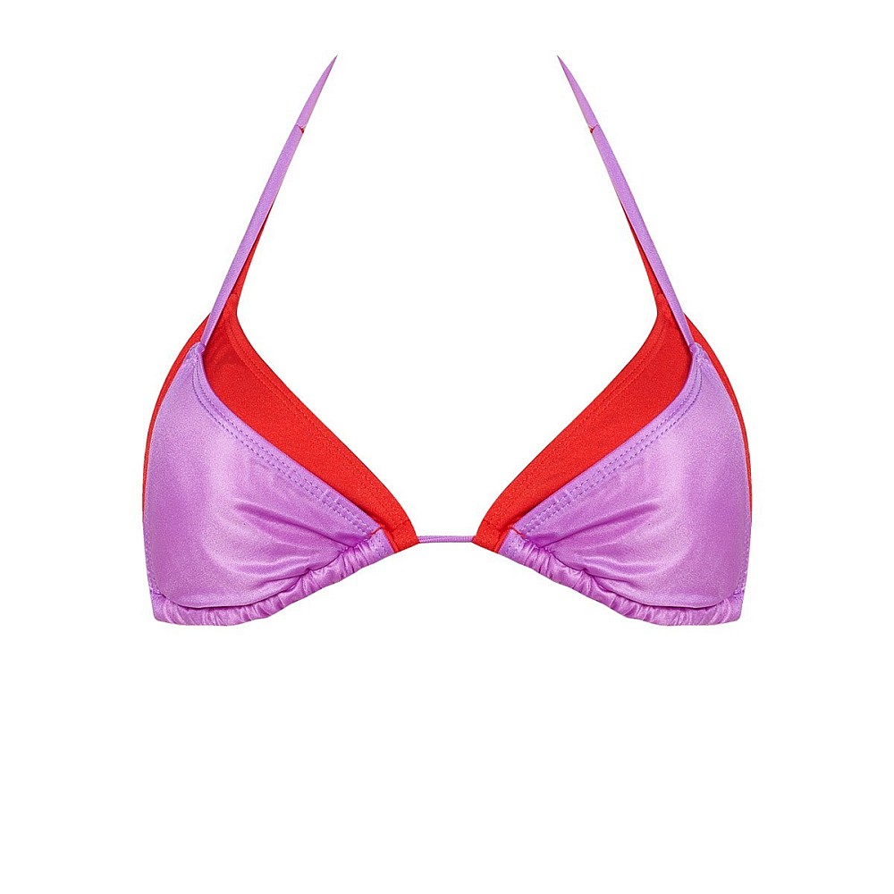 Sugarfree Τριγωνικο Μαγιο Μπικινι Τοπ Με Εφε Διπλου Υφασματος