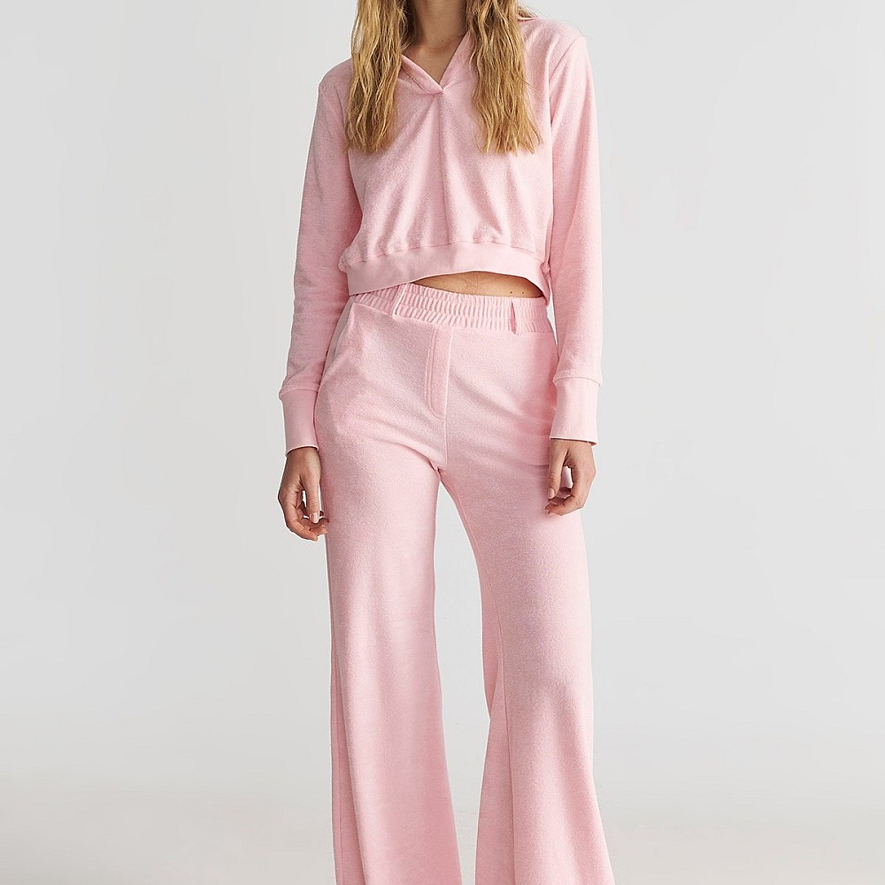 Sugarfree Ψηλομεσο Wide Leg Πετσετε Παντελονι