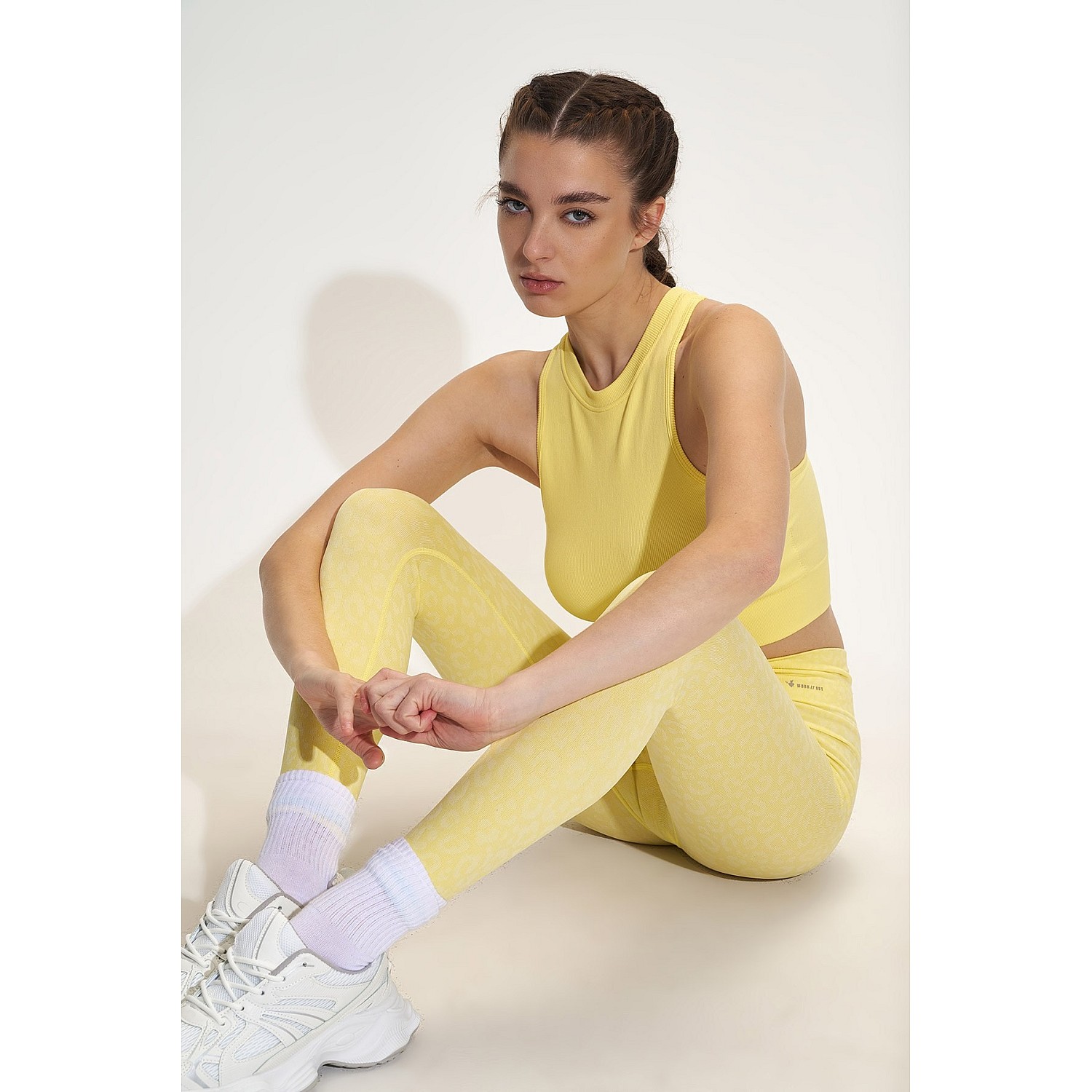 Sugarfree Seamless Ψηλομεσο Αθλητικο Κολαν Με Λεοπαρ Τυπωμα