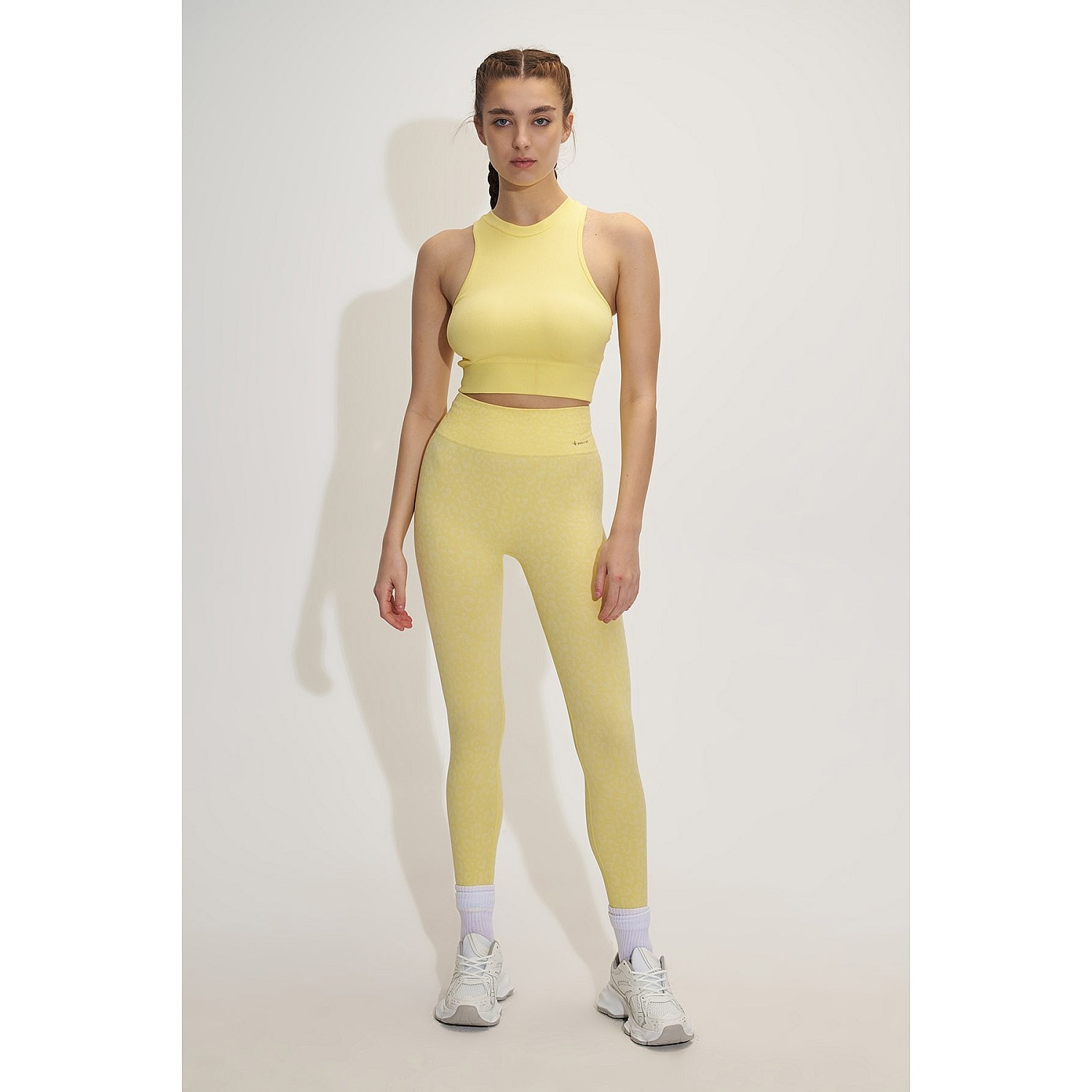 Sugarfree Seamless Ψηλομεσο Αθλητικο Κολαν Με Λεοπαρ Τυπωμα