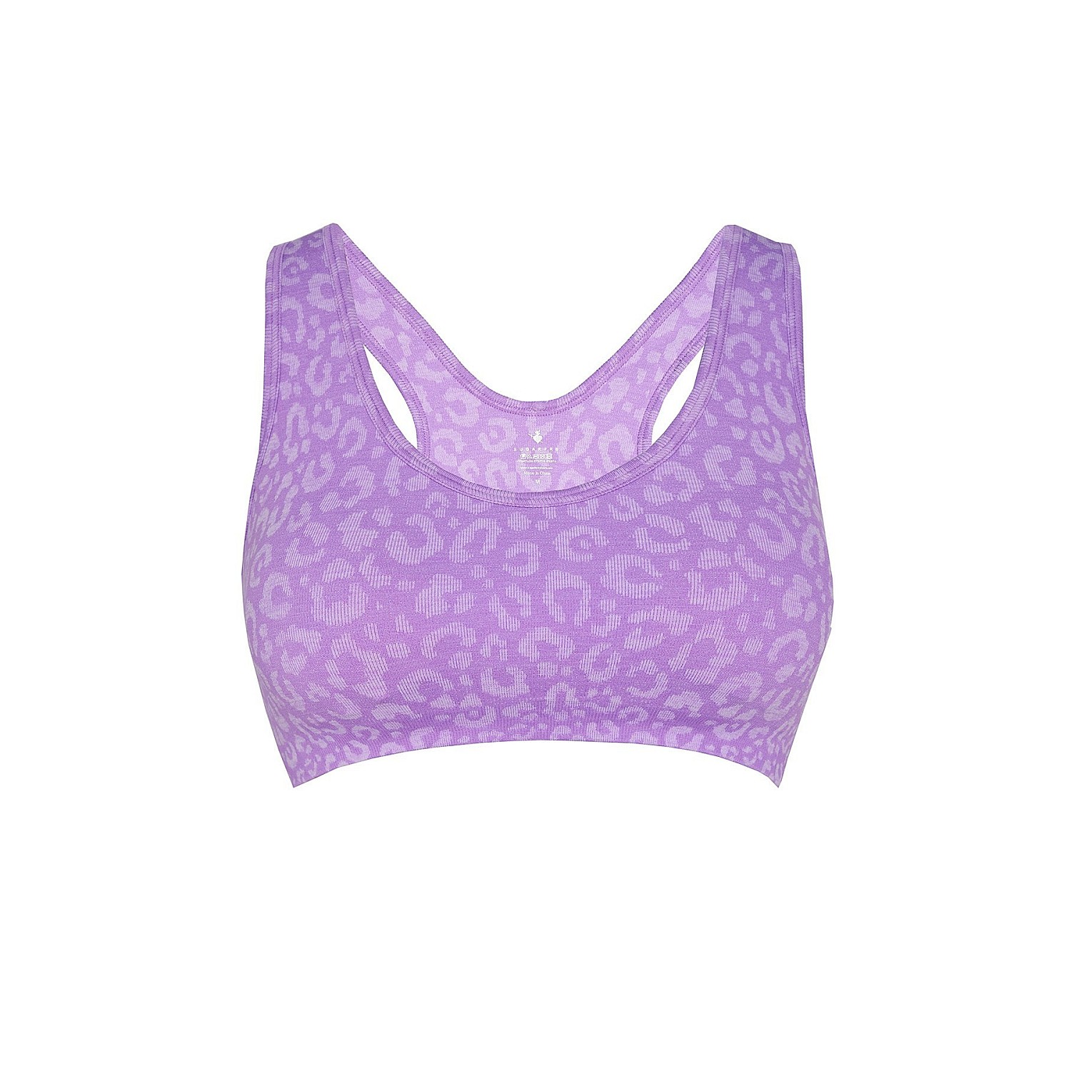 Sugarfree Seamless Αθλητικο Τοπ Μπουστaκι Με Λεοπαρ Τυπωμα
