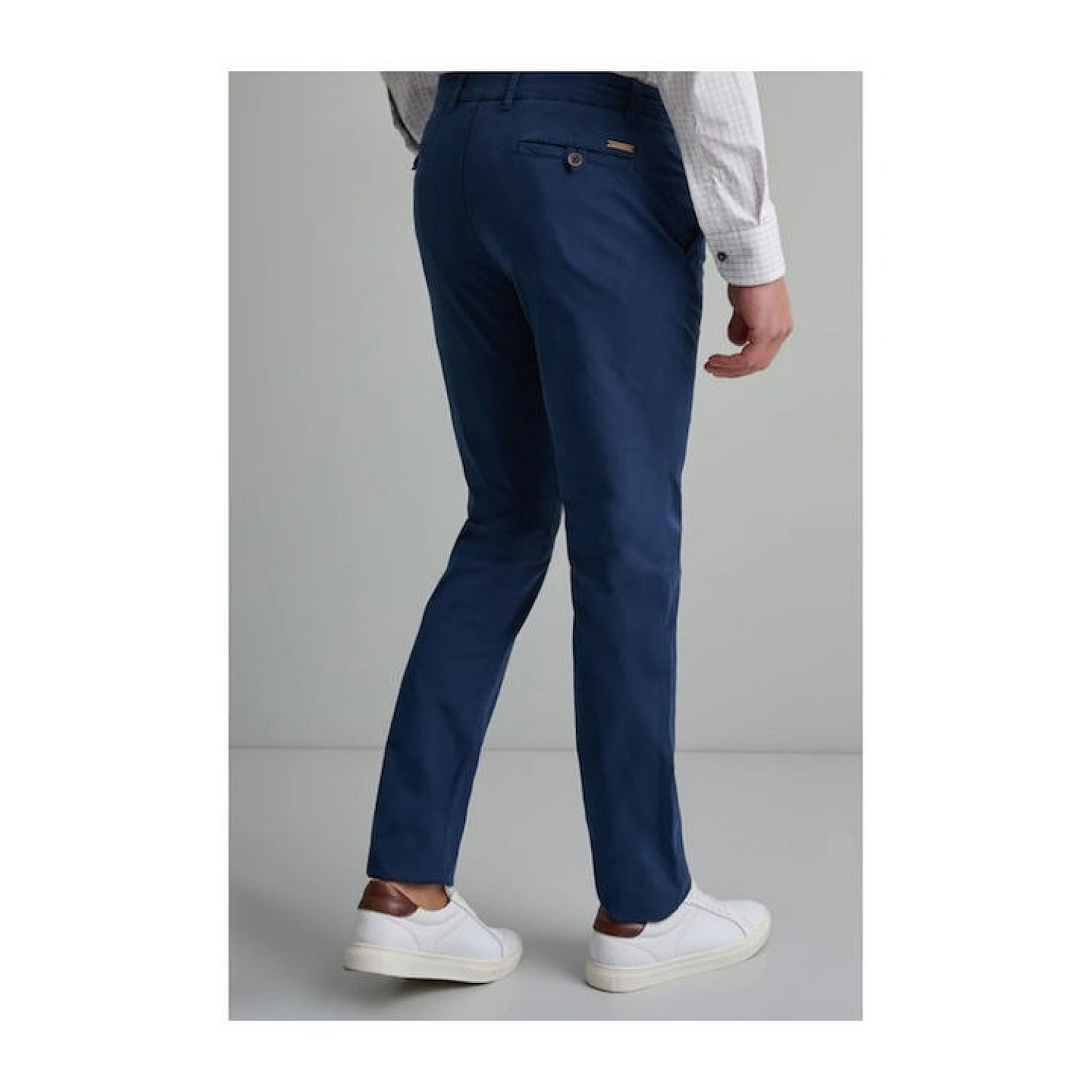 Navy & Green Ανδρικό Chino Παντελόνι