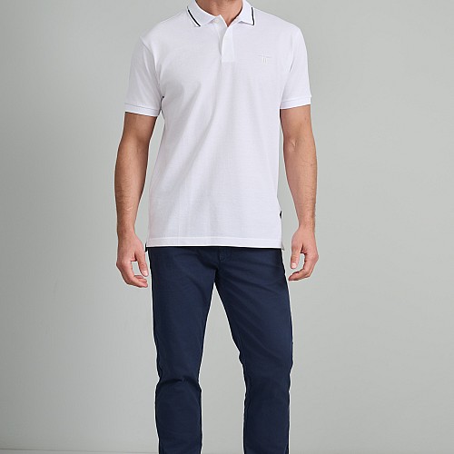 Navy & Green Ανδρική Μπλούζα Polo 100% Βαμβάκι