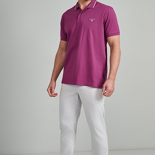 Navy & Green Ανδρική Μπλούζα Polo 100% Βαμβάκι