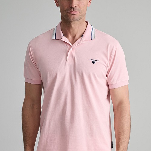 Navy & Green Ανδρική Μπλούζα Polo 100% Βαμβάκι