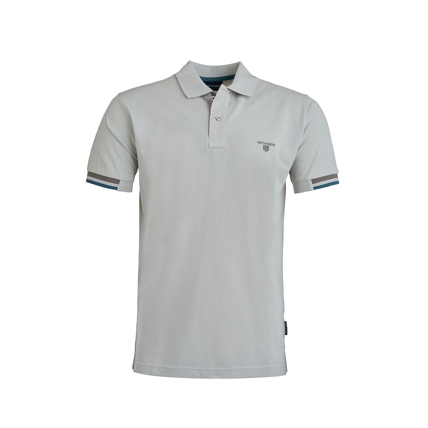 Navy & Green Ανδρική Μπλούζα Polo 100% Βαμβάκι